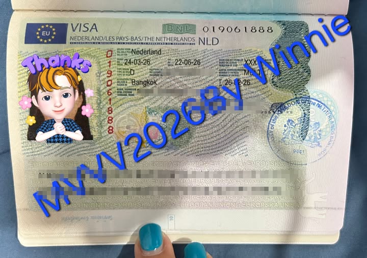 MVV sticker issued in Bangkok